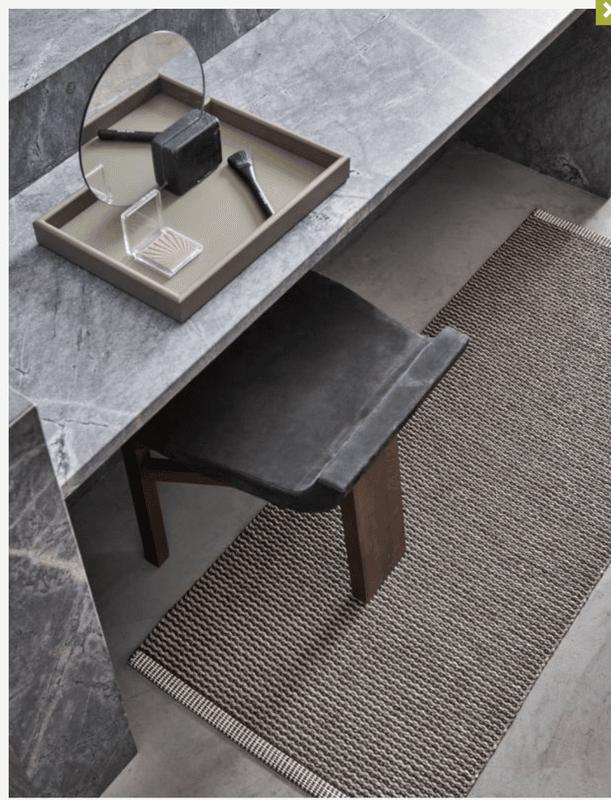 Mono Dark brown / Dark Linen 60 x 85 cm